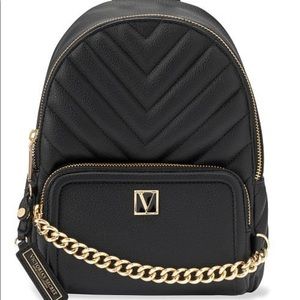 This is Victoria’s Secret black backpack new with the tag